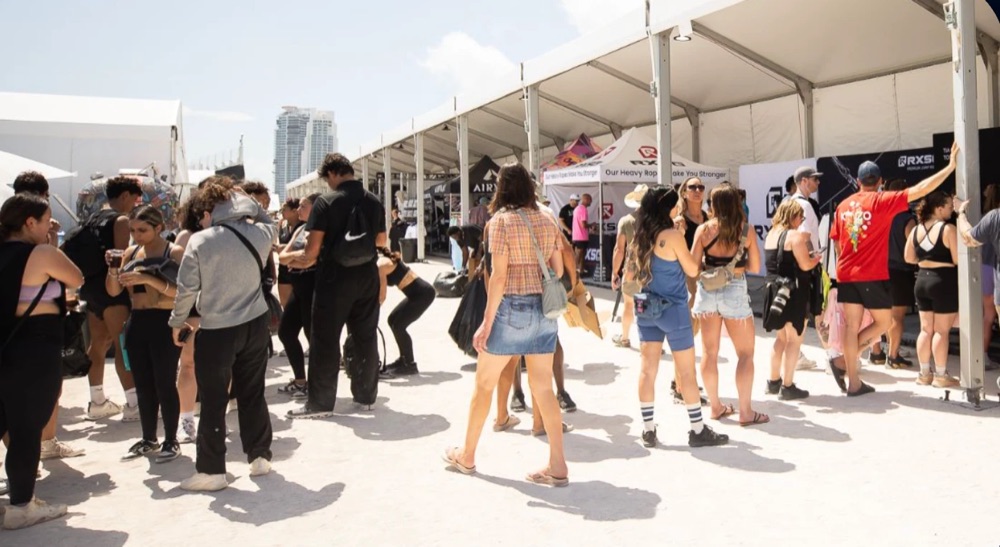 The Wodapalooza expo and vendor village